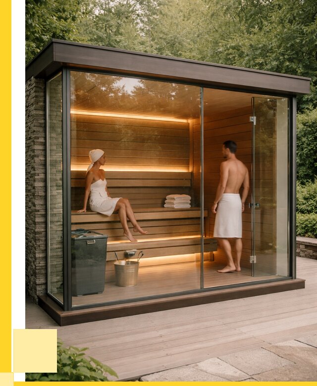 Сауна стеклянная и двери для сауны в Белгороде от 259675 р. | ЭриданБлг