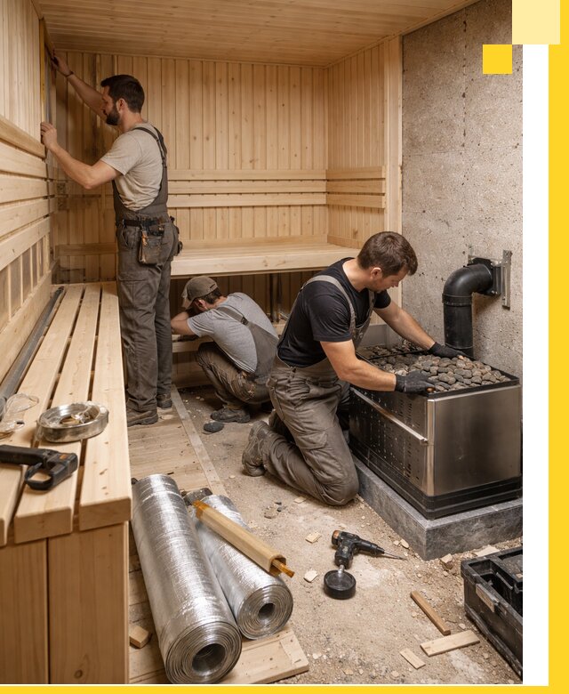 Индивидуальные сауны на заказ в Белгороде под ключ, проект и монтаж