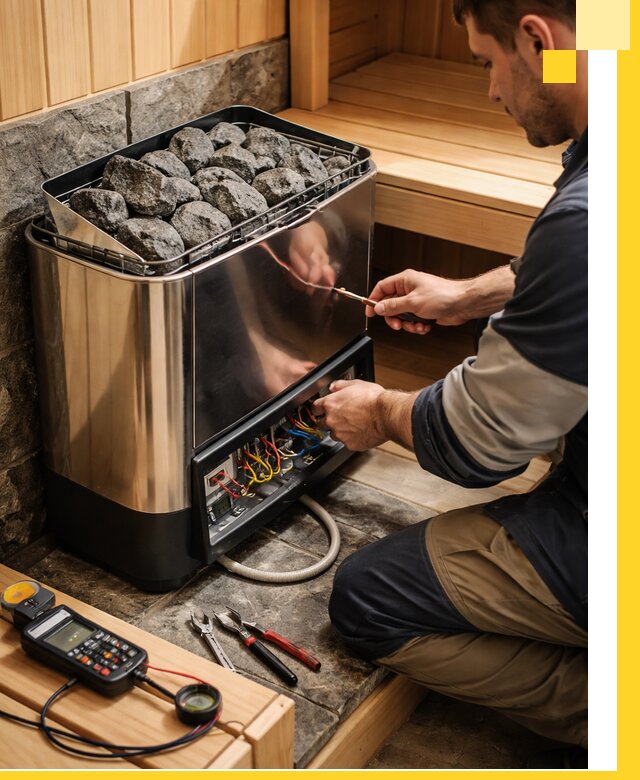 Продажа и установка электрокаменок для саун в Белгороде