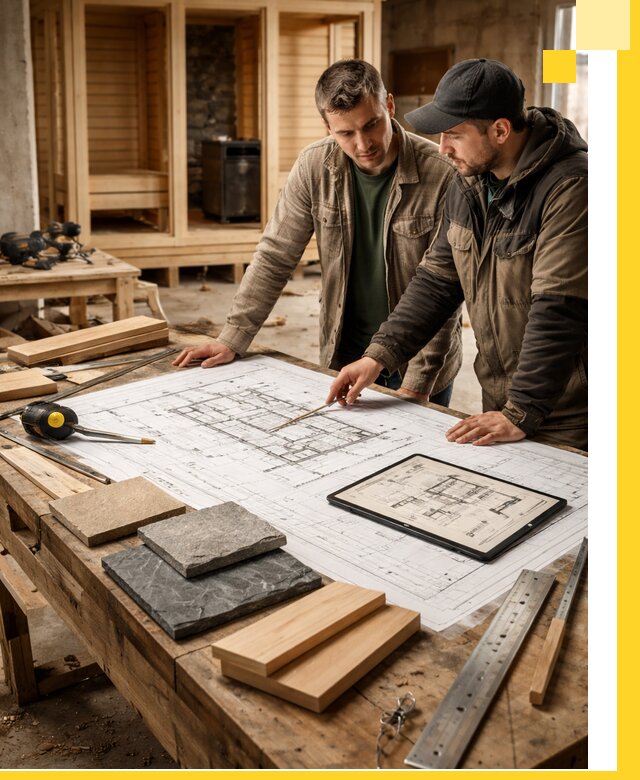 Проекты бань под ключ и планы строительства в Белгороде