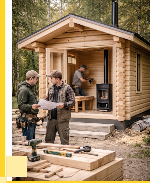 Монтаж бань под ключ в Белгороде — от 207740 р. | ЭриданБлг