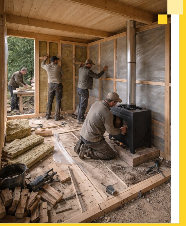 Профессиональный монтаж бань под ключ в Белгороде для дома