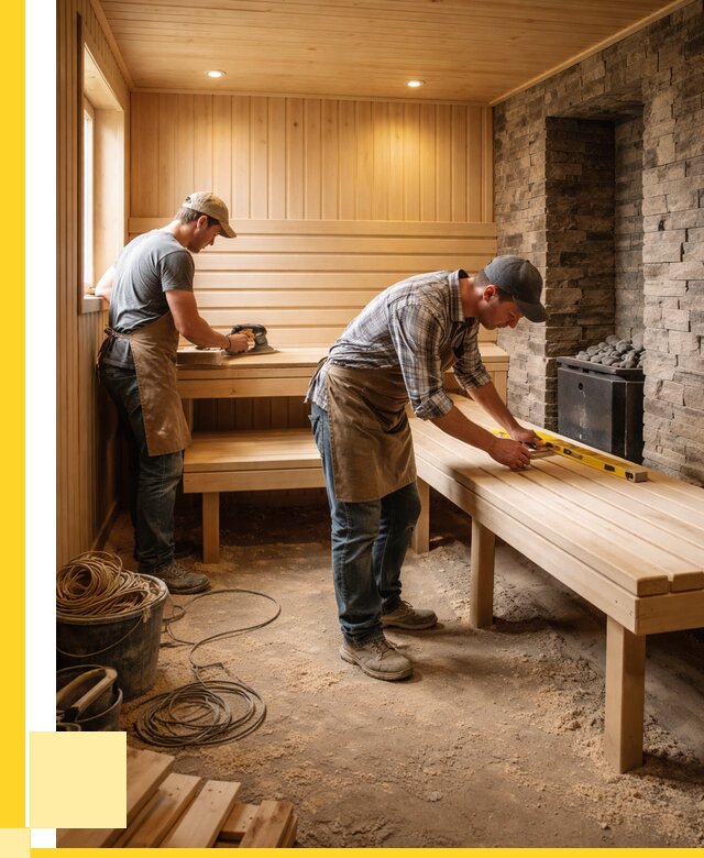 Отделка бани в Белгороде: внутренняя отделка от 3116 р. | ЭриданБлг