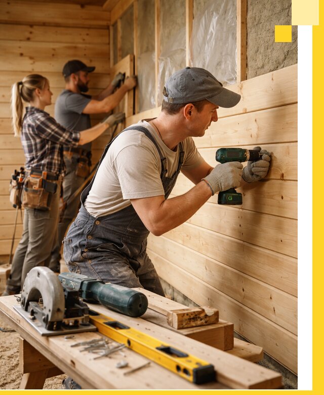 Обшивка бань под ключ в Белгороде: отделка стен и потолков