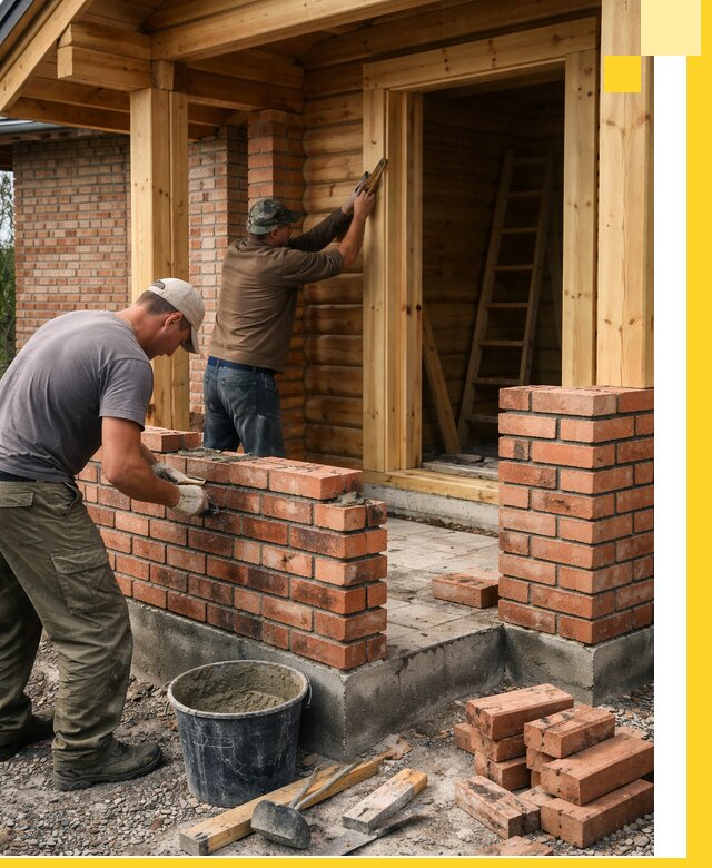 Строительство кирпичных бань под ключ в Белгороде с гарантией качества