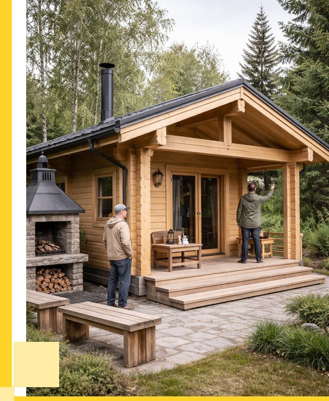 Деревянные бани под ключ в Белгороде от 467415 р. | ЭриданБлг