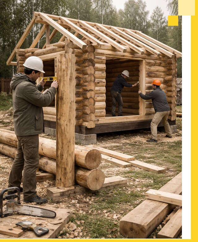 Строительство бань для дачи под ключ в Белгороде с доставкой и монтажом