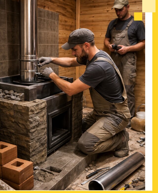 Изготовление и установка банных печей под ключ в Белгороде