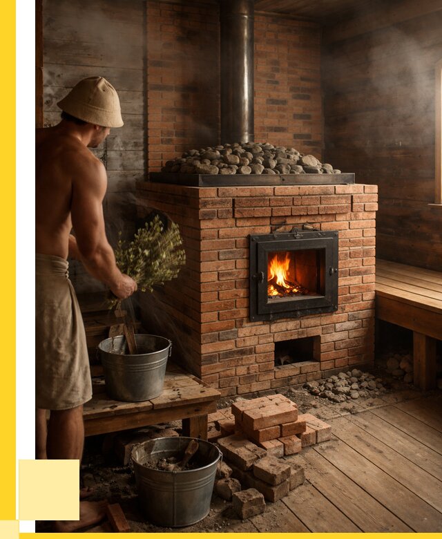 Кирпичные банные печи в Белгороде от 93483 р. | ЭриданБлг