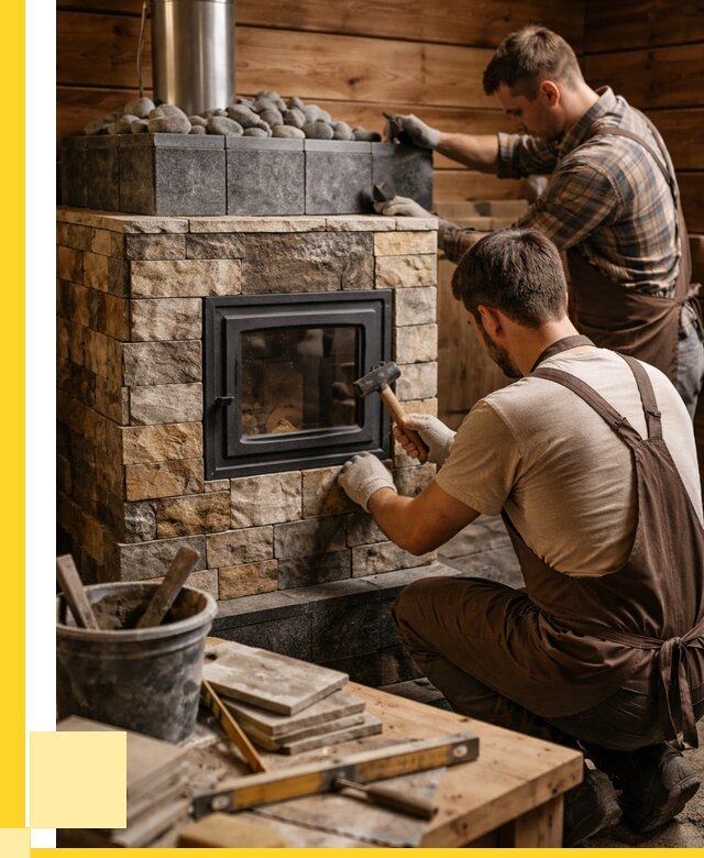 Облицовка банной печи в Белгороде от 15581 р. | ЭриданБлг