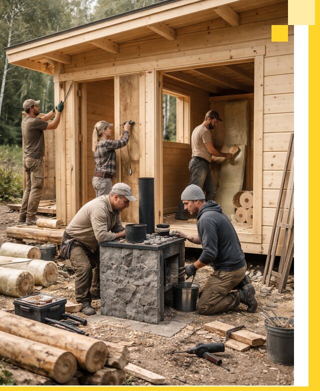 Купить баню под ключ в Белгороде строительство монтаж отделка