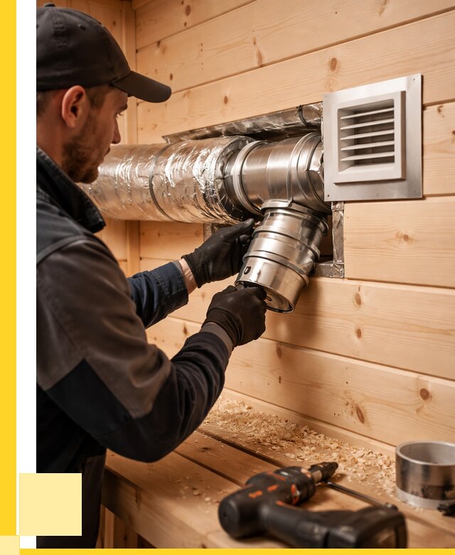 Монтаж вентиляции бани в Белгороде от 12464 р. | ЭриданБлг