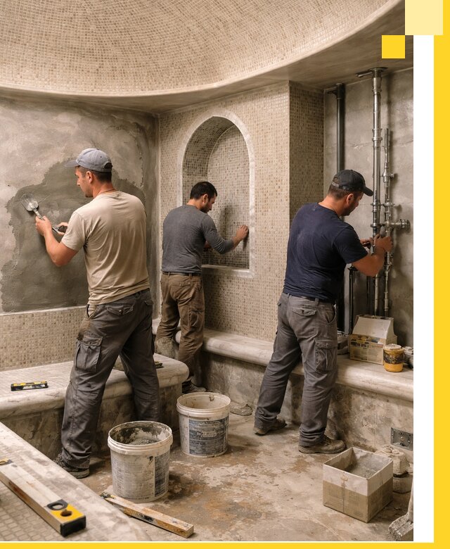 Профессиональный монтаж хамамов под ключ в Белгороде с гарантией