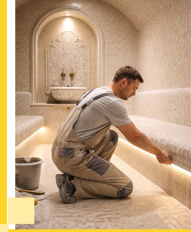 Отделка хамамов под ключ в Белгороде от 5713 р. | ЭриданБлг