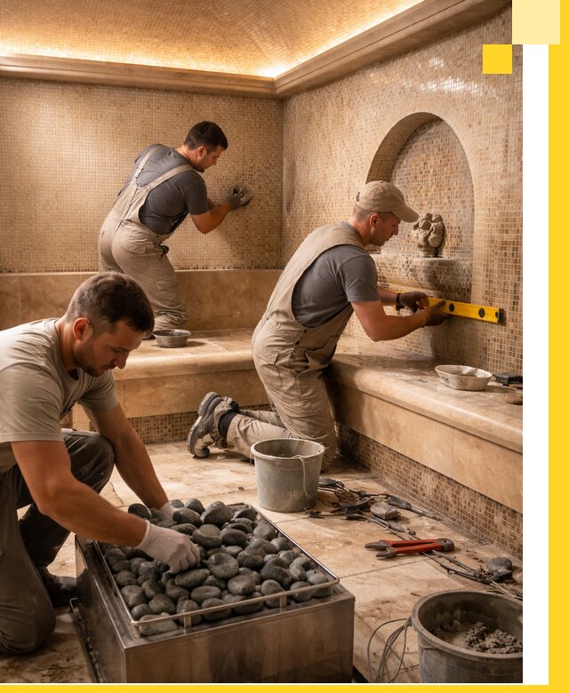 Проектирование и строительство хамама и сауны в Белгороде