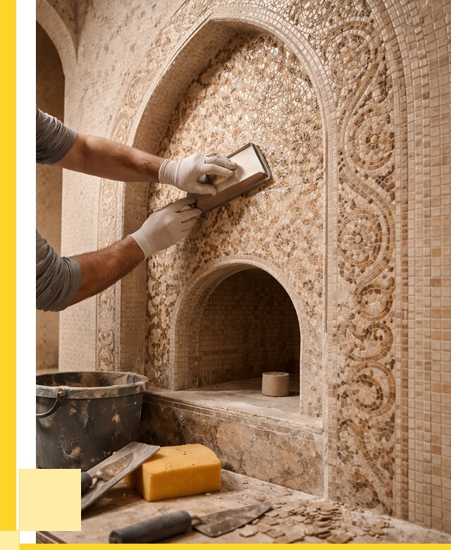 Мозаика для хамама в Белгороде под ключ от 5194 р. | ЭриданБлг