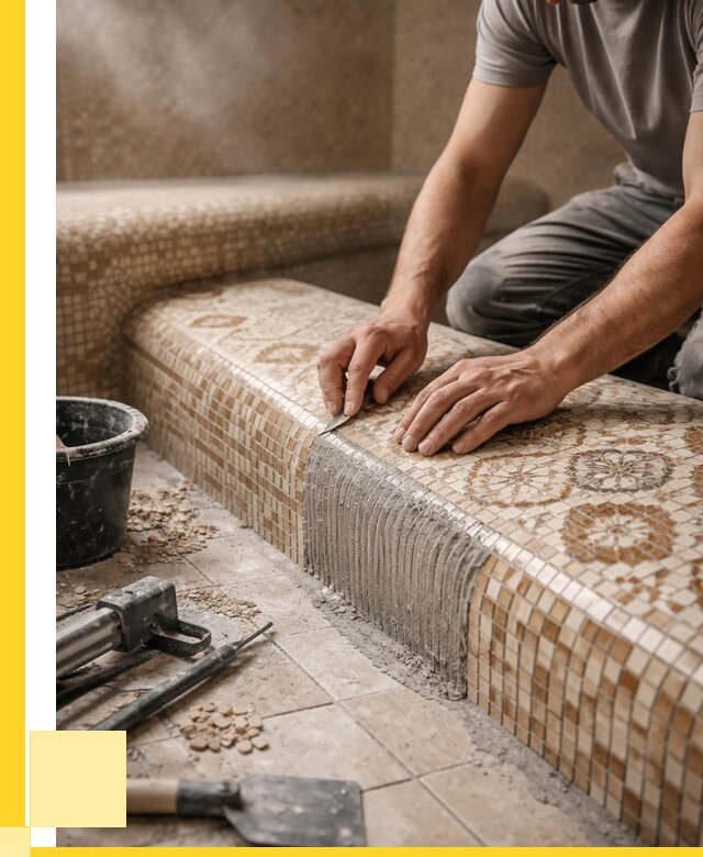 Плитка для хамама под ключ в Белгороде от 3635 р. | ЭриданБлг