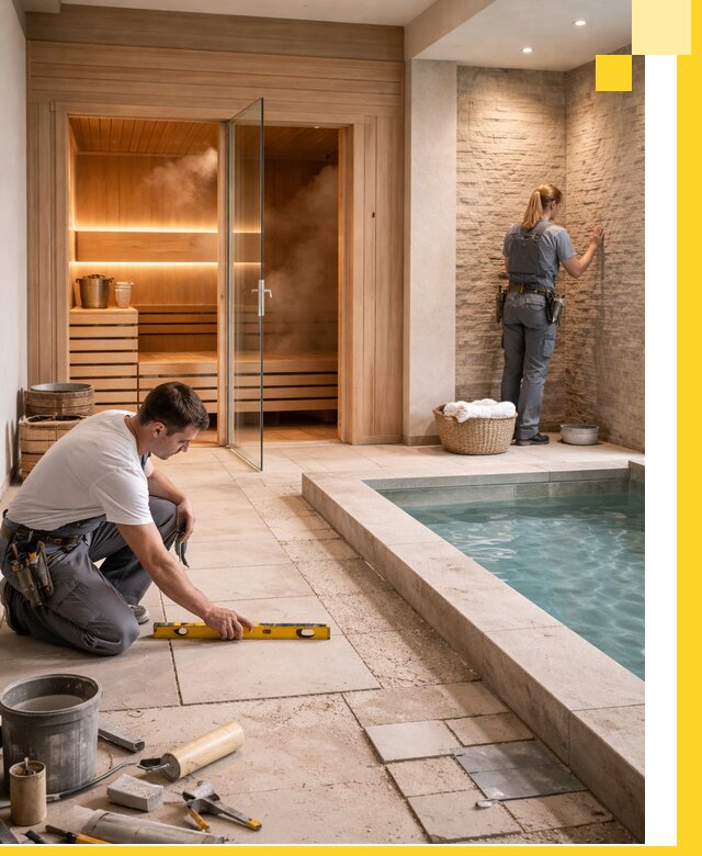 Комплексный дизайн и отделка интерьеров SPA под ключ в Белгороде